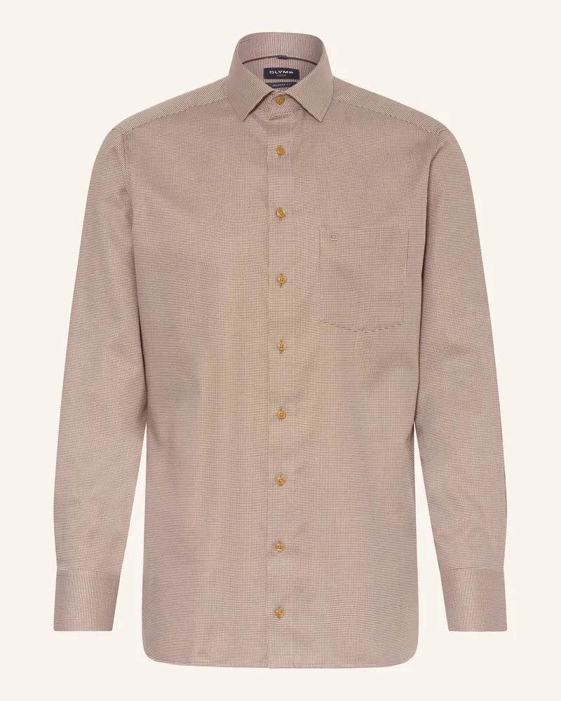 Olymp Hemd Luxor Modern Fit braun Braun