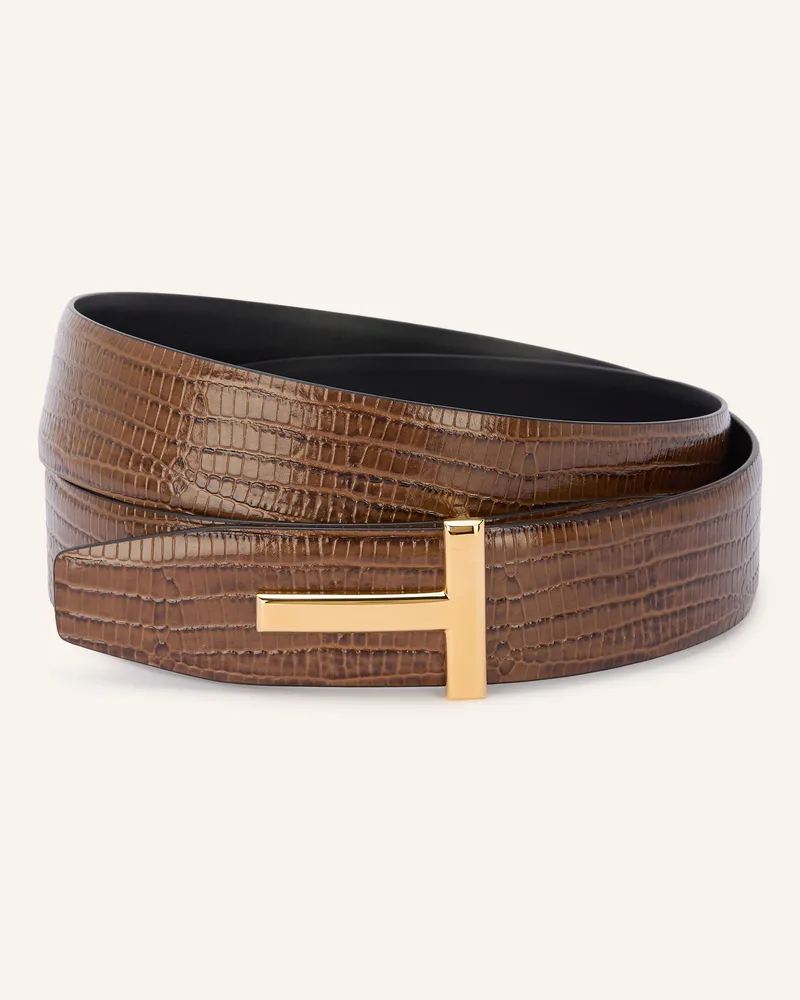 Tom Ford Gürtel braun Braun