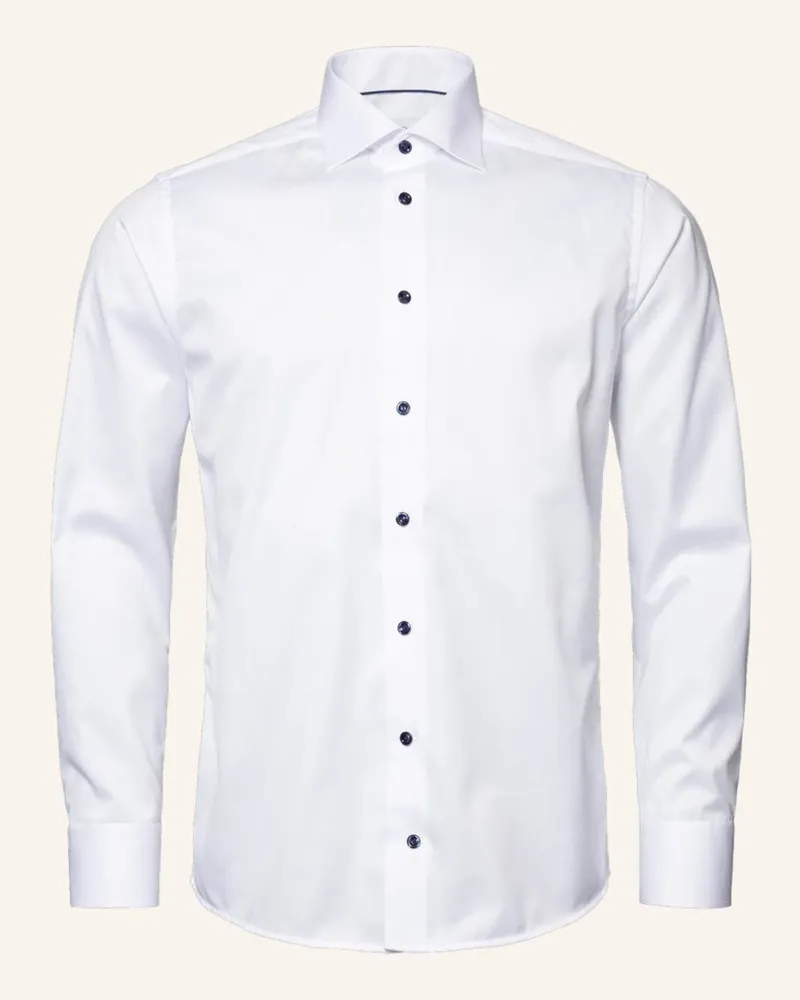 Eton Signature-Twill-Hemd Slim Fit Weiss