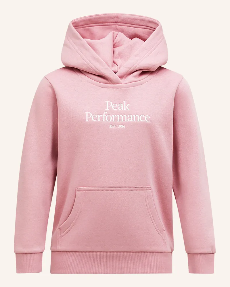 Peak Performance Kapuzensweatshirt rosa Rosa