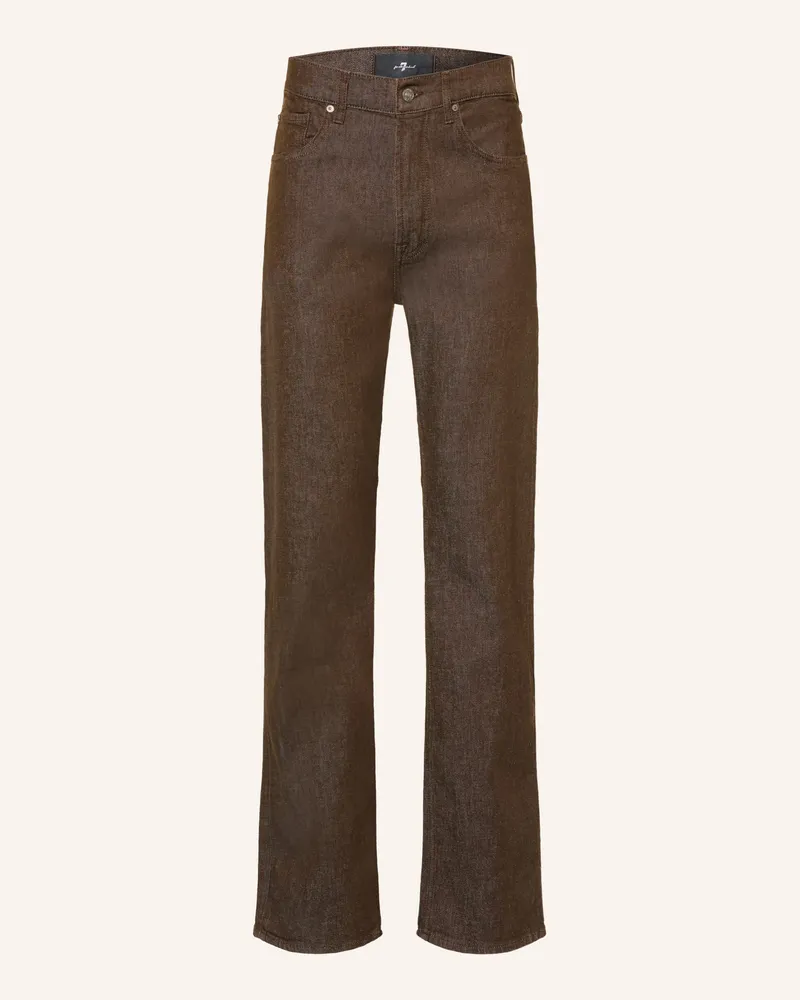7 for all mankind Jeans Easy Straight Straight Fit braun 3tw