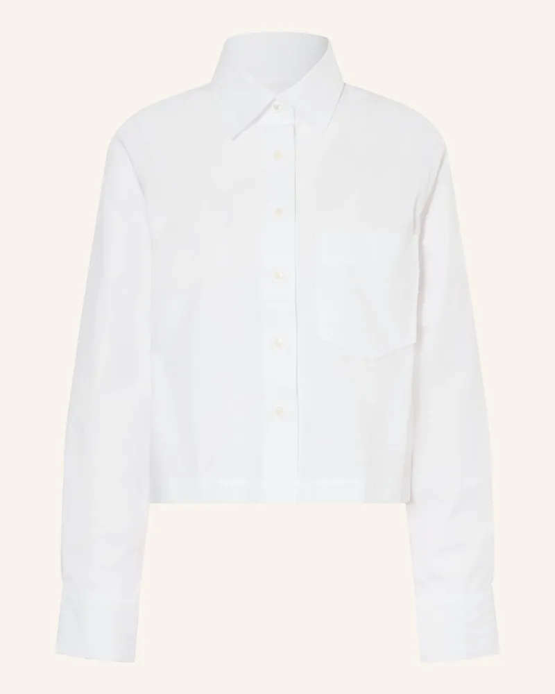 Closed Hemdbluse weiss Weiss