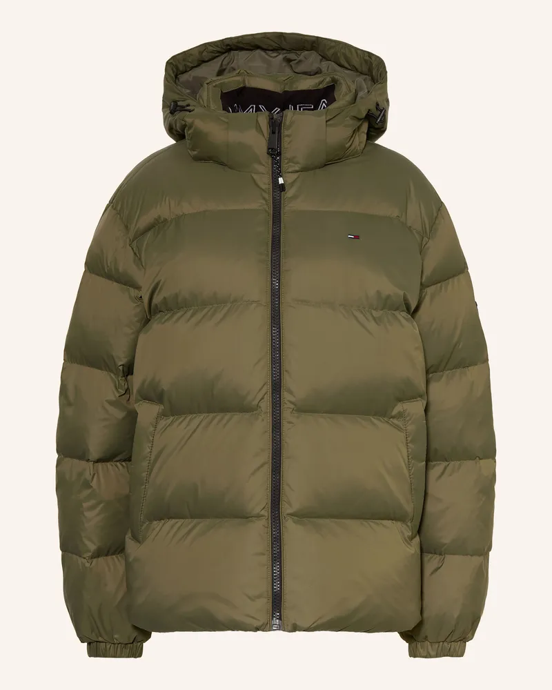 Tommy Hilfiger Daunenjacke Mit Abnehmbarer Kapuze gruen Oliv