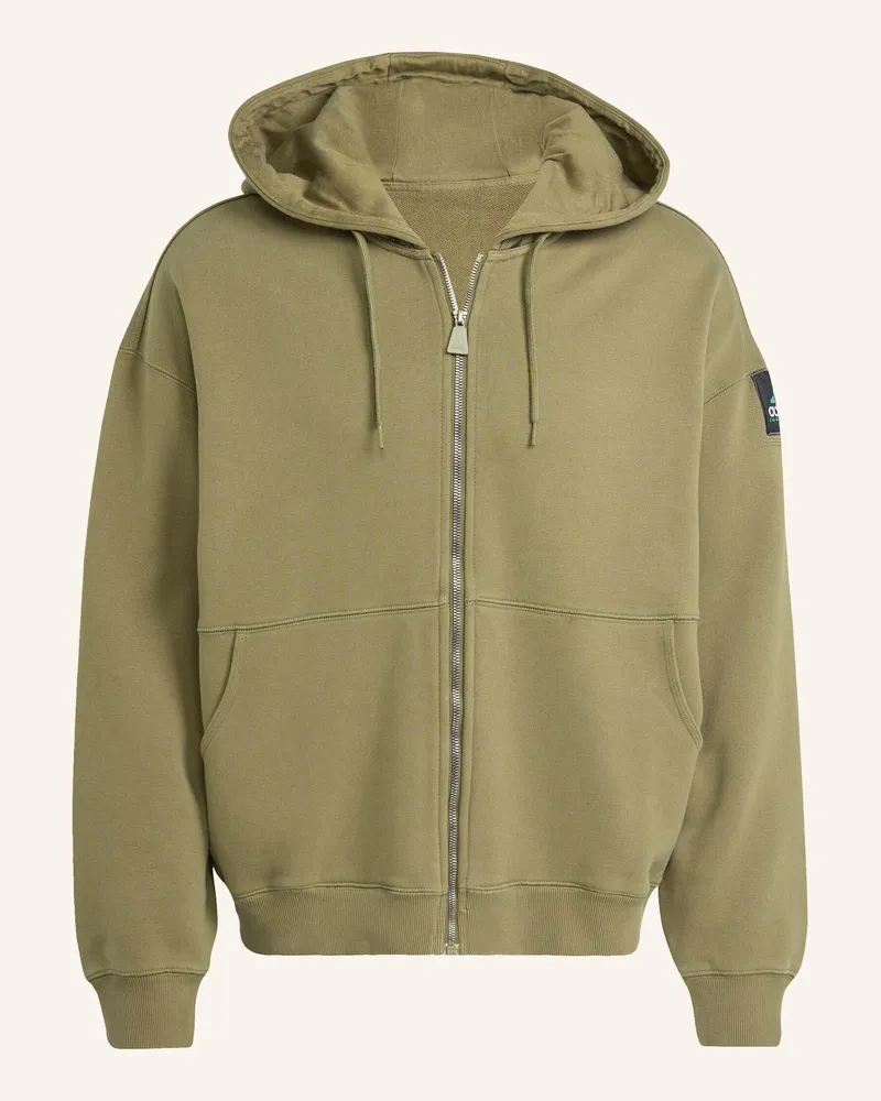 adidas EQT FLEECE KAPUZENJACKE Blau