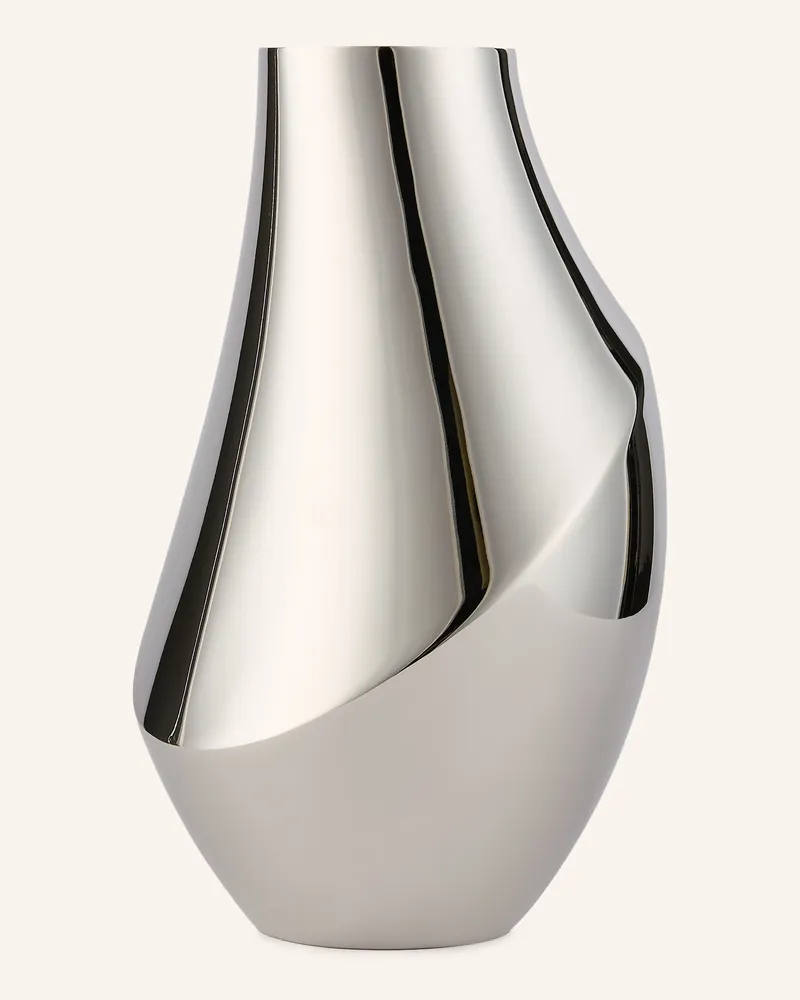 Georg Jensen Vase Flora Small silber Silber