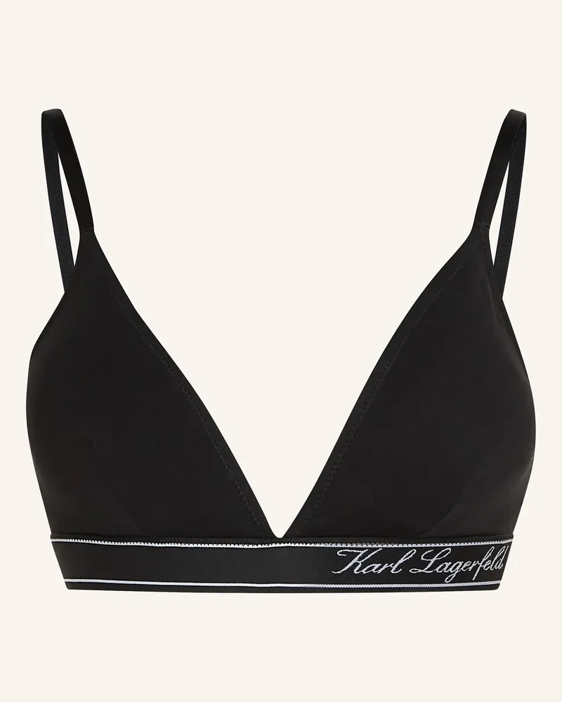 Karl Lagerfeld Top schwarz Schwarz
