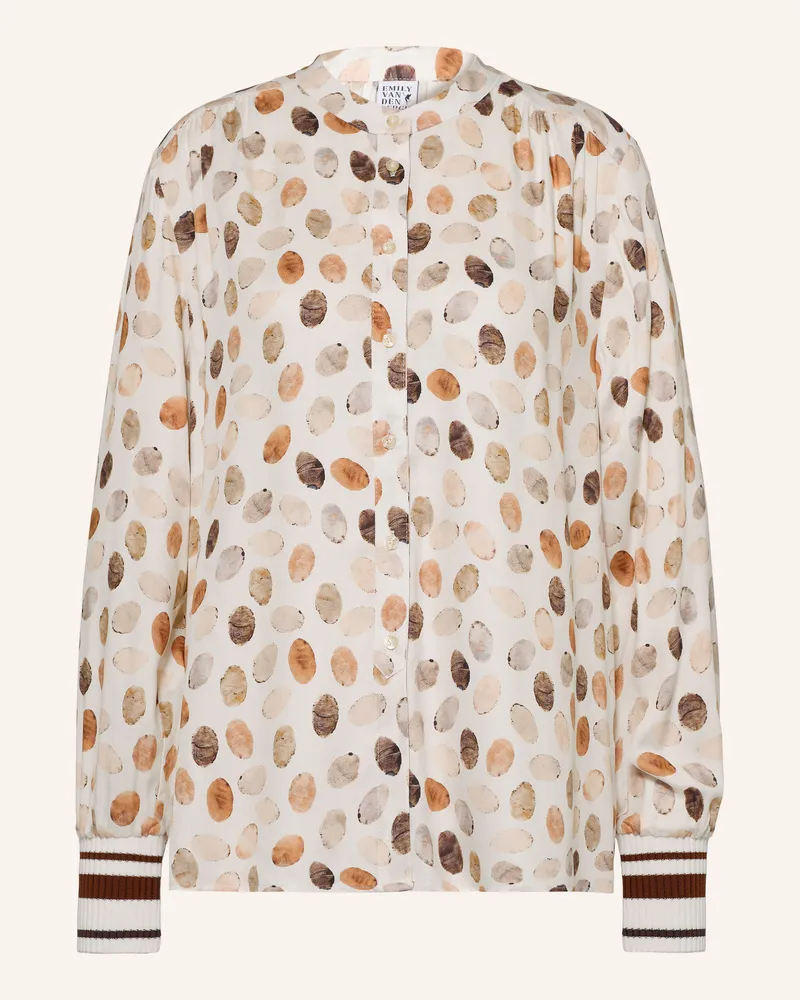Emily van den Bergh Bluse weiss Ecru