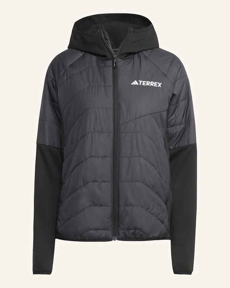 adidas Terrex Multi Climawarm Isolierende Hybrid-Kapuzenjacke schwarz Schwarz