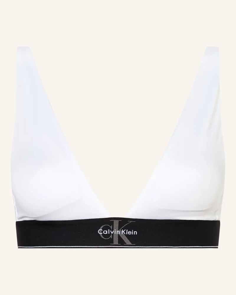 Calvin Klein Triangel-Bh weiss Weiss