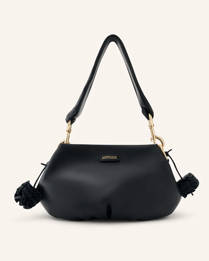 Lottusse Schultertasche Joy schwarz Schwarz