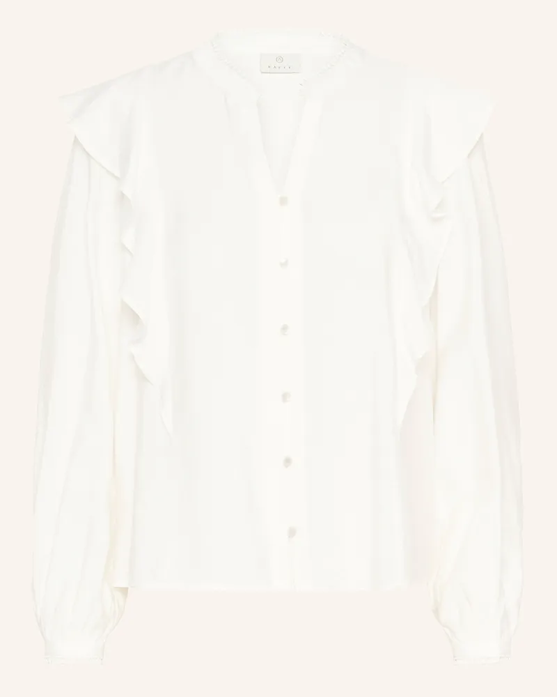 Kaffe Hemdbluse KALIVA Weiss