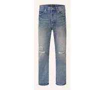 PURPLE BRAND Destroyed Jeans P011 Straight Fit Blau