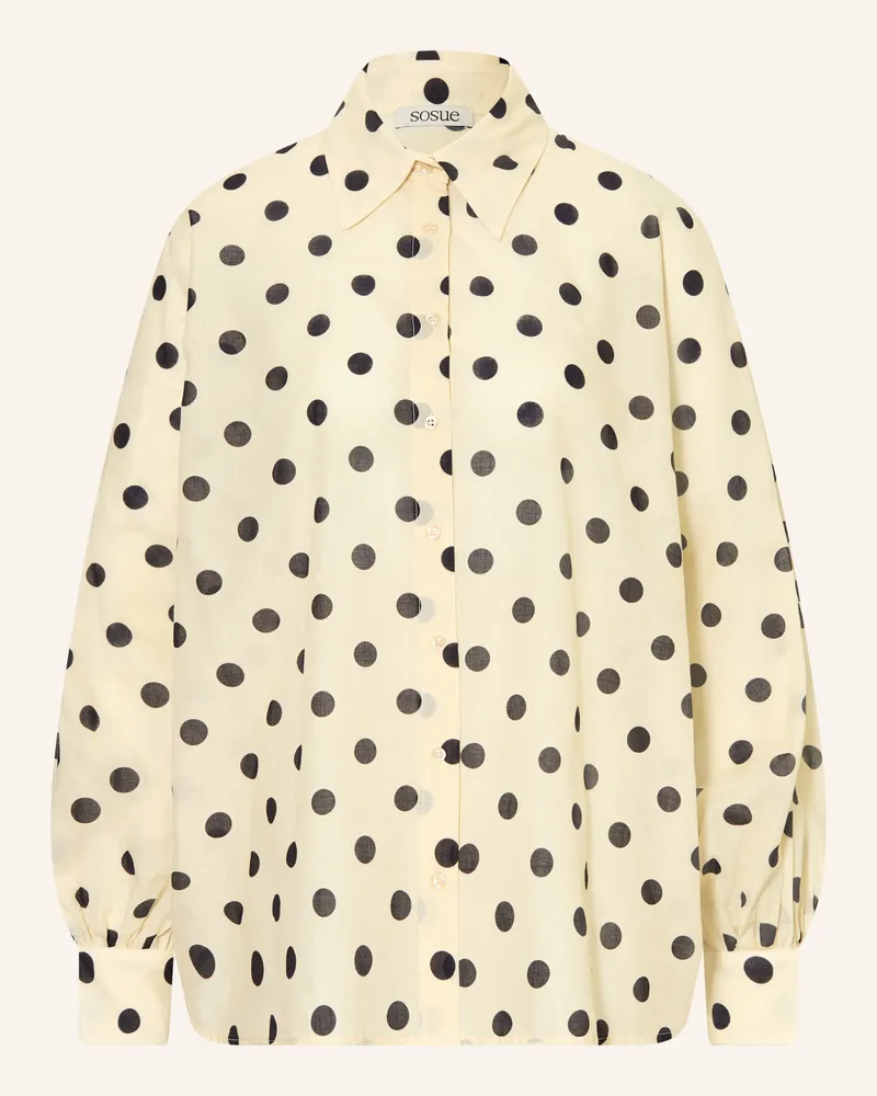 SoSUE Hemdbluse Antonia weiss Ecru
