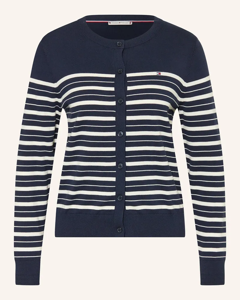 Tommy Hilfiger Strickjacke Dunkelblau