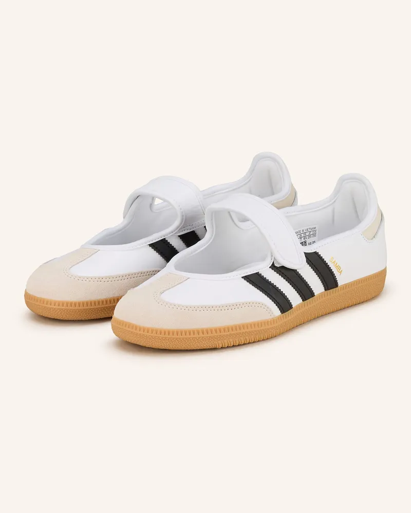 adidas Mary-Jane-Ballerinas SAMBA OG Weiss