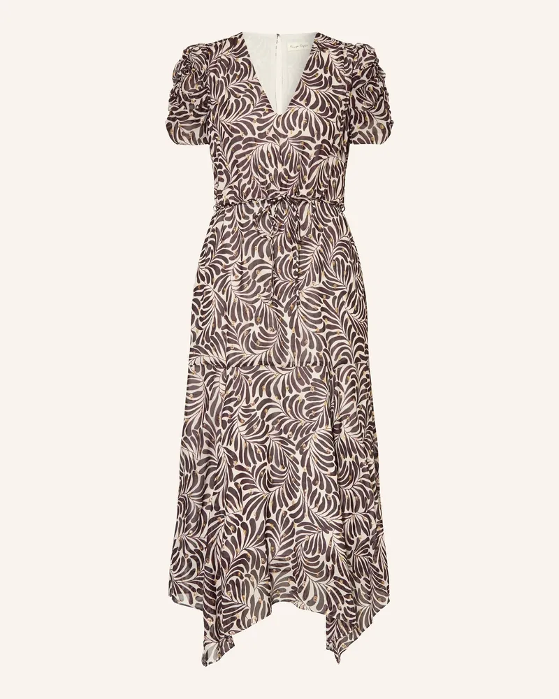 Phase Eight Kleid VERITY mit Glitzergarn Hellbraun