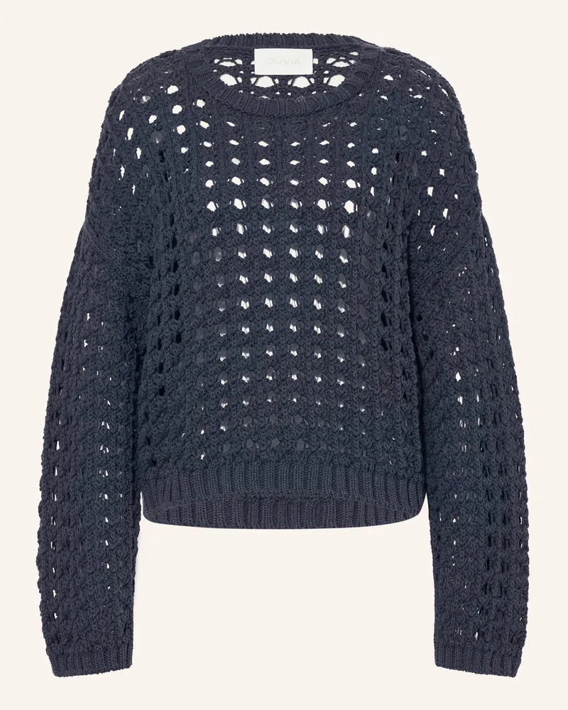 Juvia Pullover Mirja blau Dunkelblau