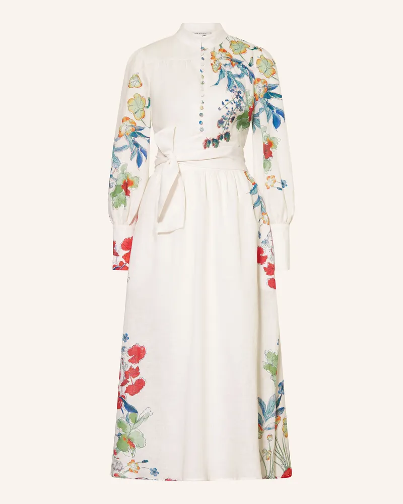 Kudibal Leinenkleid ALONDRADEA Weiss