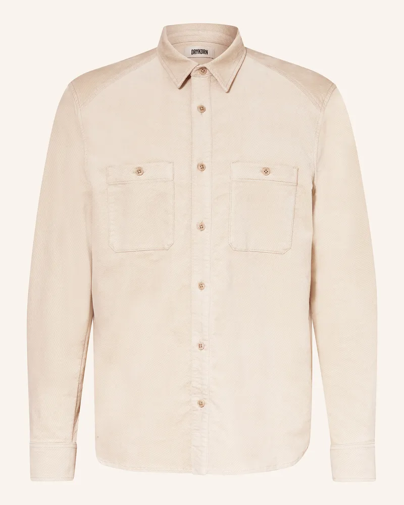 Drykorn Cordhemd Nowen Comfort Fit beige Ecru