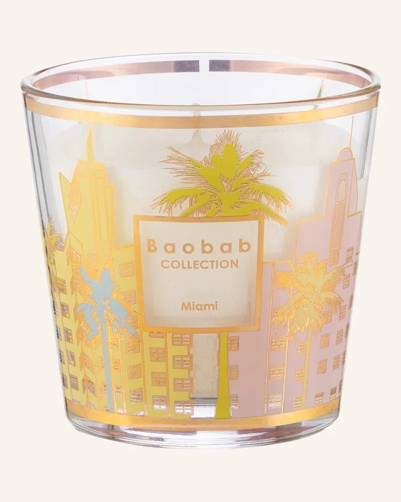 Baobab Collection Duftkerze Miami weiss -