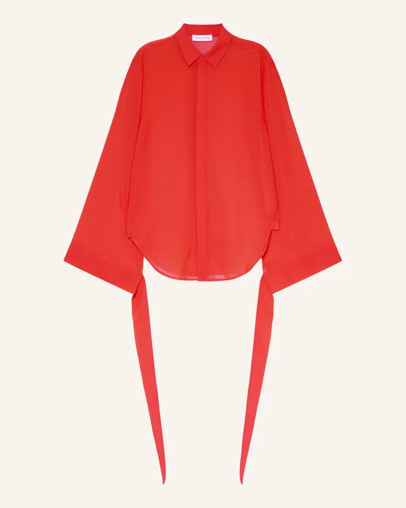 FRANKIE Shop Hemdbluse Verlin rot Rot