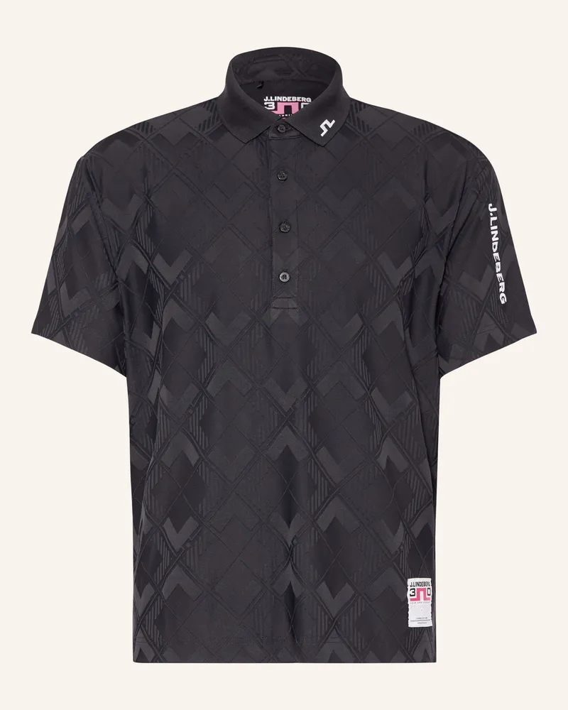 J.Lindeberg Jersey-Poloshirt schwarz Schwarz