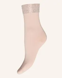 Wolford Socken SERGIO ROSSI X  CRYSTAL Beige