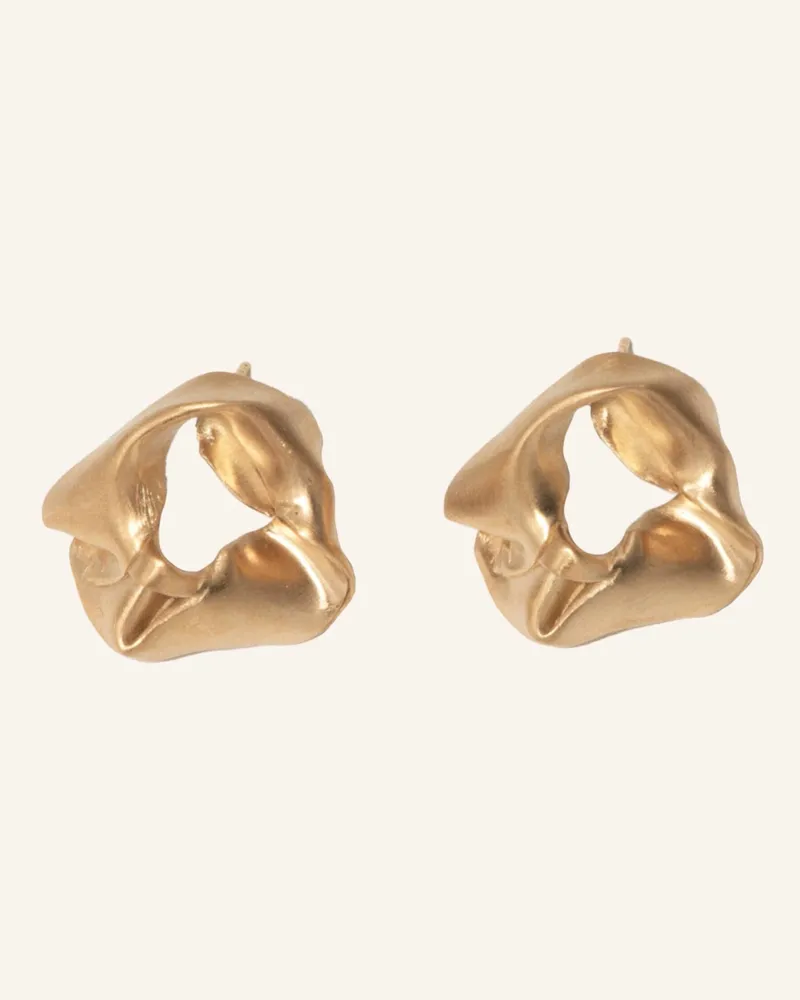 Completedworks Ohrstecker Notsobig Scrunch By Glambou gold Gold