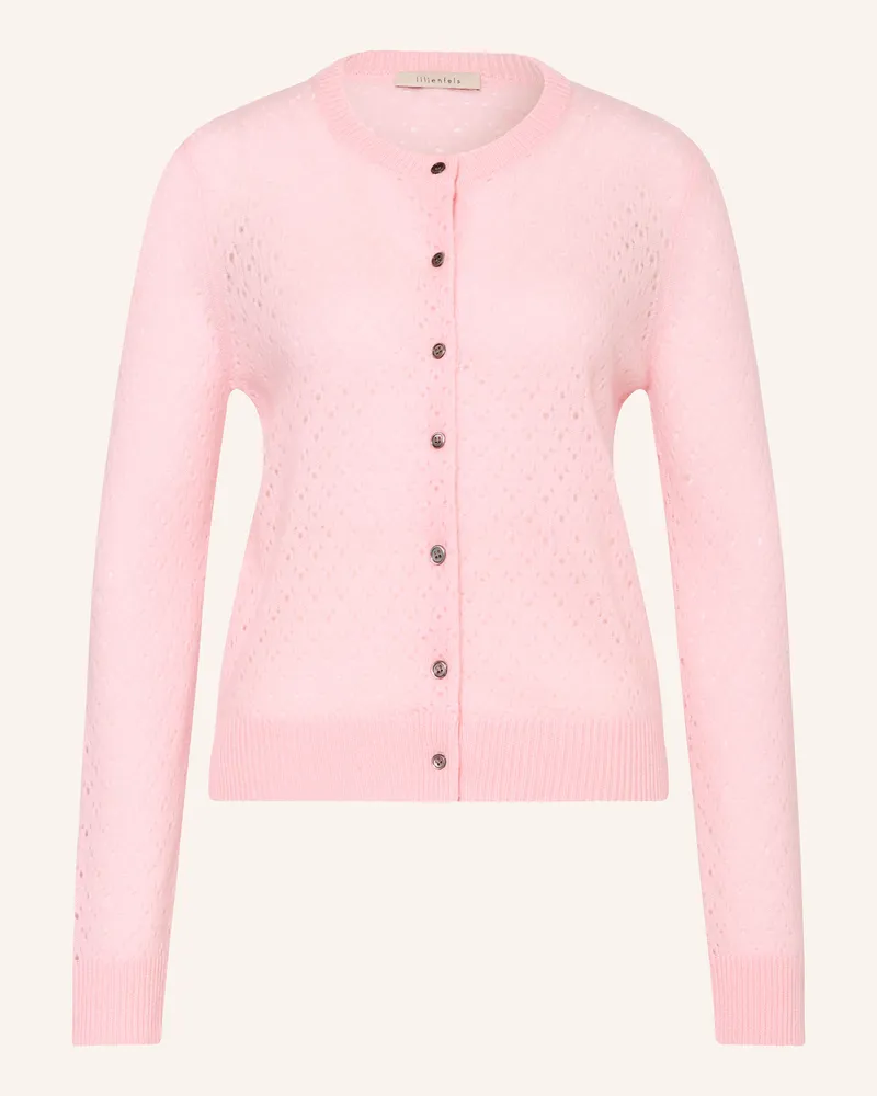 lilienfels Strickjacke aus Cashmere Rosa