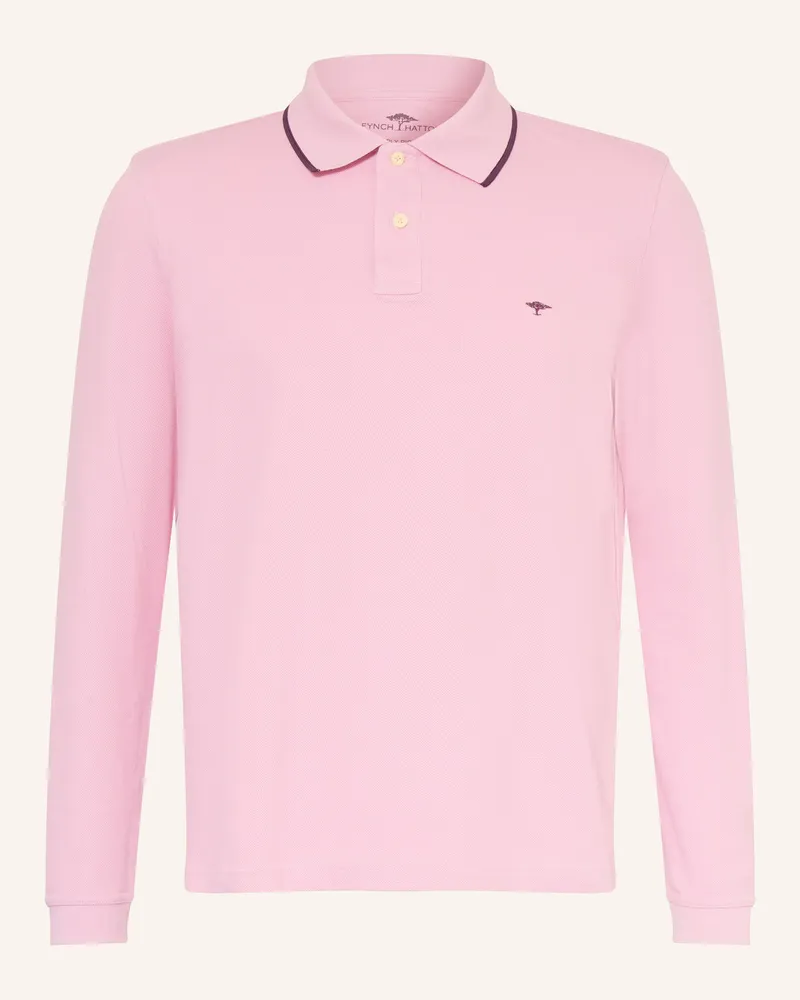 Fynch-Hatton Pique-Poloshirt rot Rosé