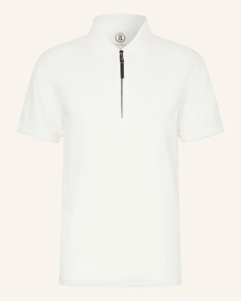 Bogner Piqué-Poloshirt Timo Regular Fit weiss Ecru