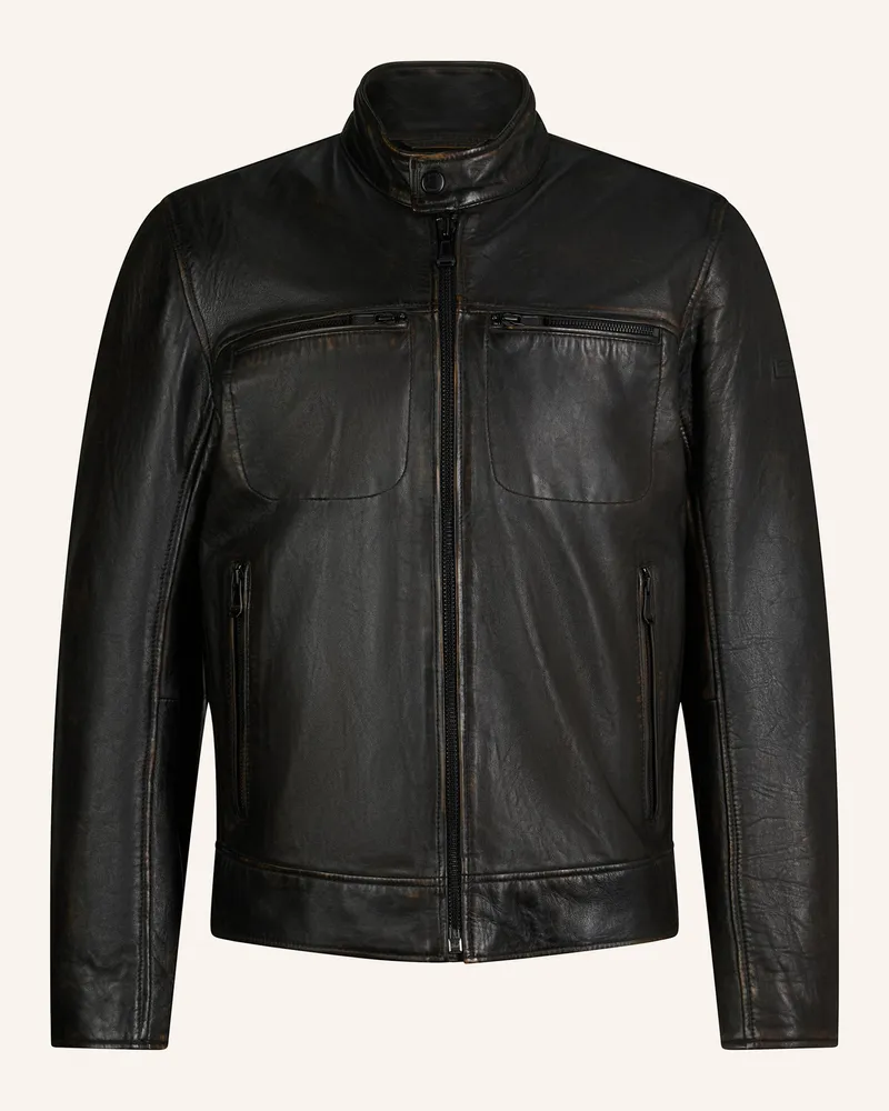 JOOP! Lederjacke braun Dunkelbraun