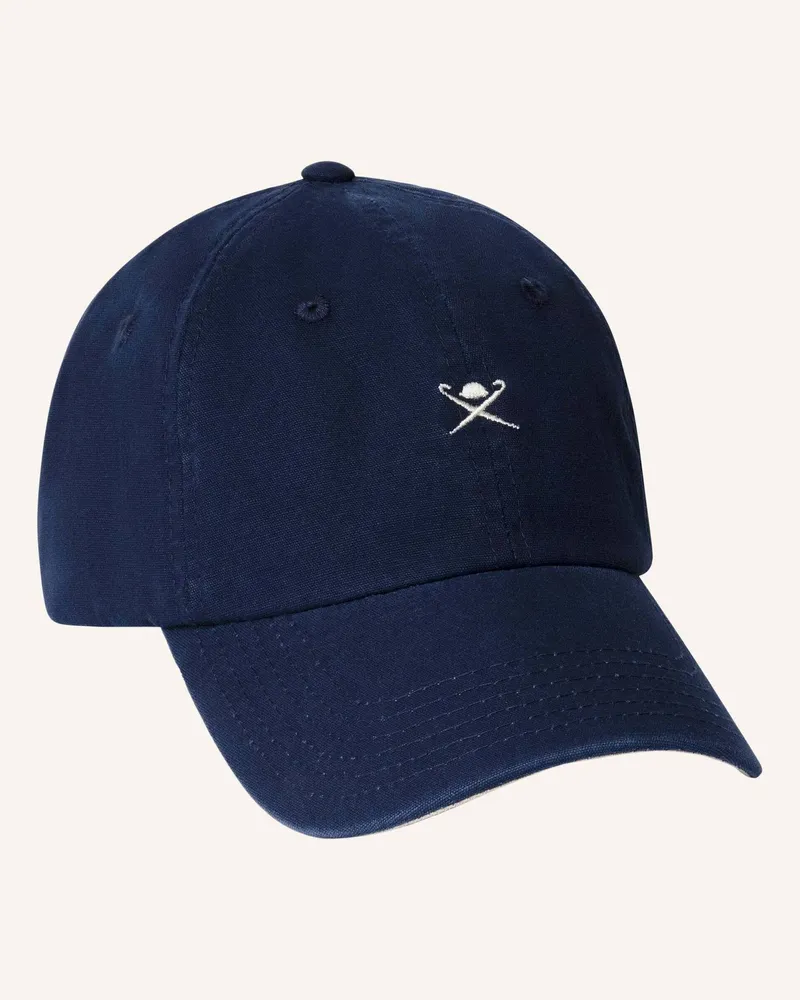 Hackett Cap Washed Brolly Cap blau Dunkelblau