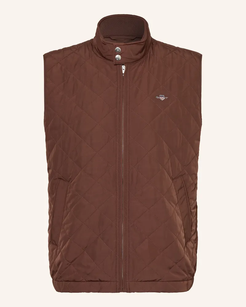 Gant Steppweste braun Braun