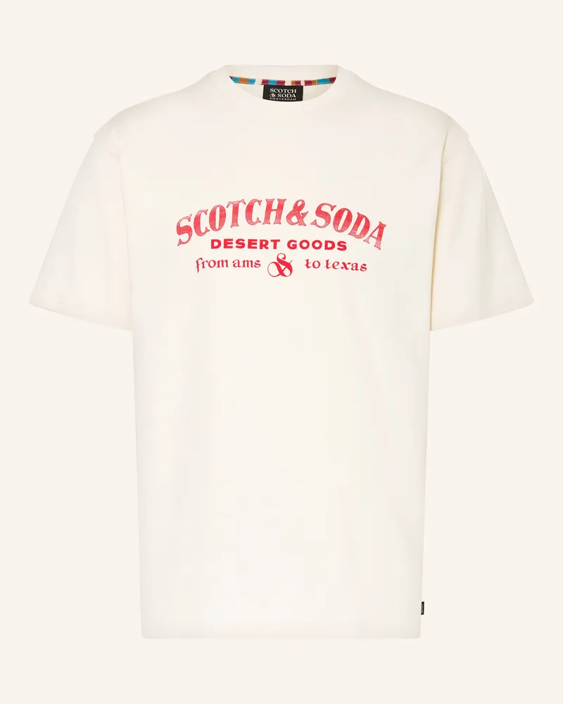 Scotch&Soda T-Shirt weiss Ecru