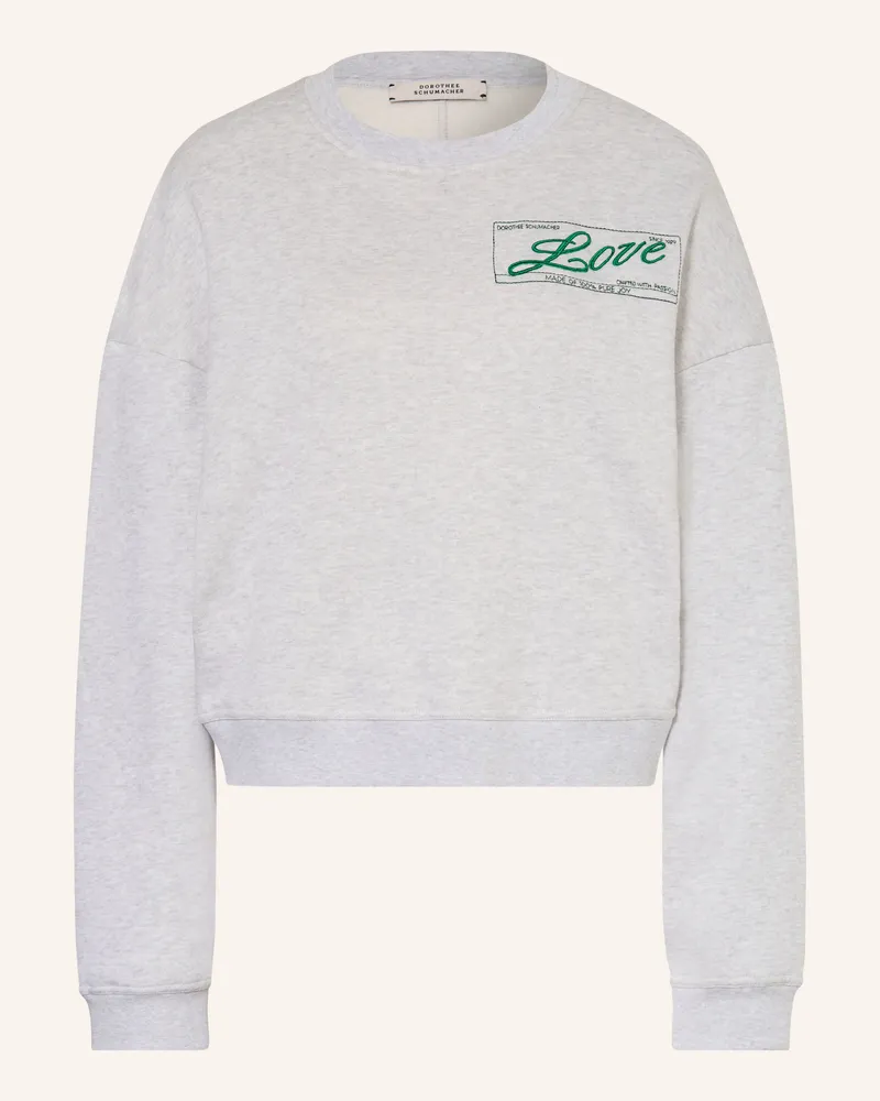 Dorothee Schumacher Sweatshirt Casual Coolness grau Hellgrau