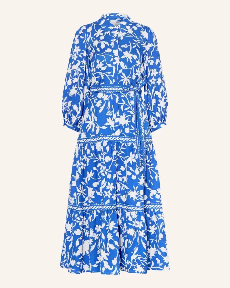 Phase Eight Hemdblusenkleid CORALIE mit 3/4-Arm Blau