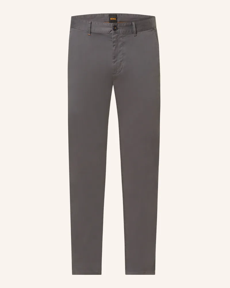 HUGO BOSS Chino Chino Slim Fit grau Dunkelgrau