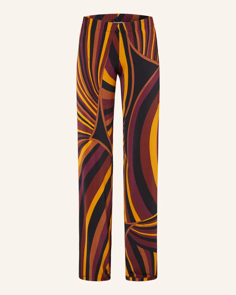 Emilio Pucci Jerseyhose rot Dunkelrot
