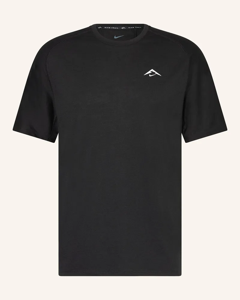 Nike Laufshirt SOLAR CHASE Schwarz