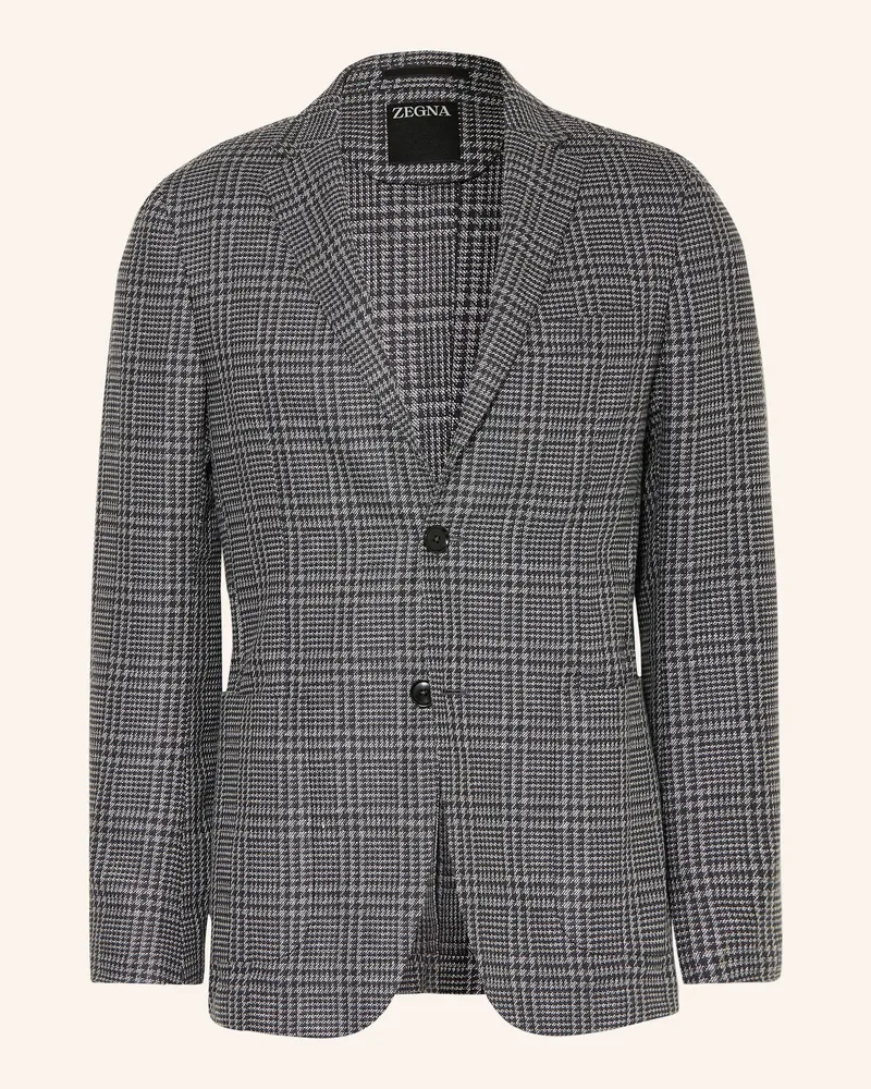 Ermenegildo Zegna Sakko Extra Slim Fit mit Seide Schwarz