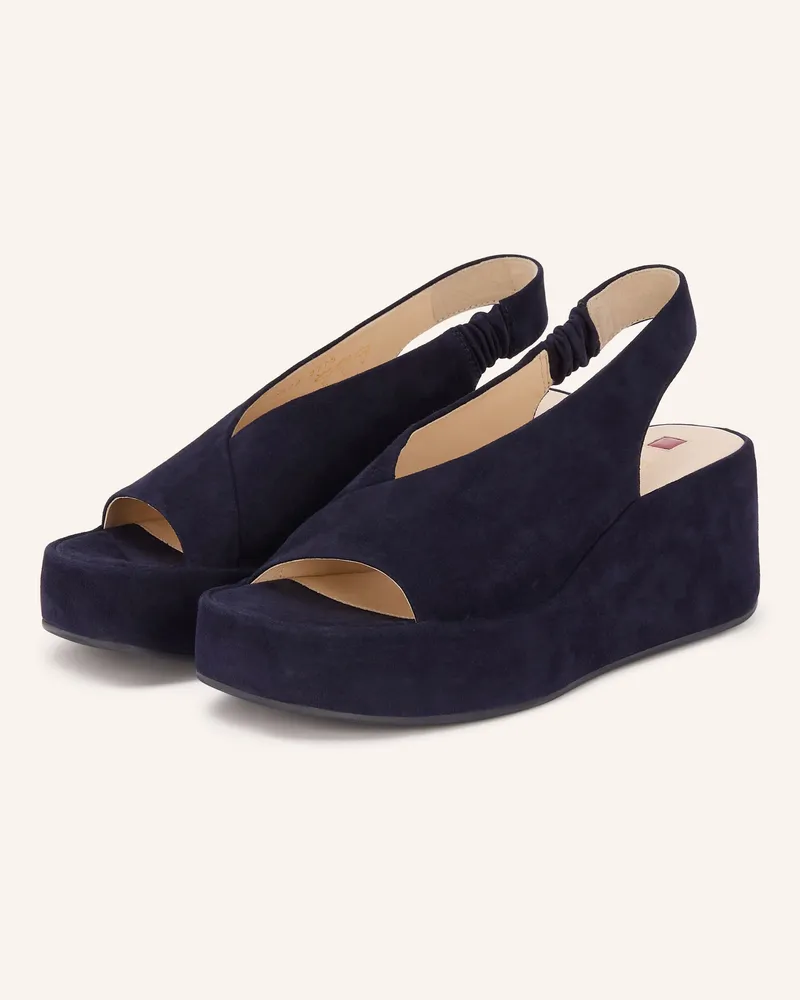 Högl Plateau-Wedges blau Dunkelblau