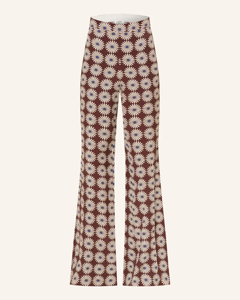 Sandro Marlenehose blau Dunkelbraun