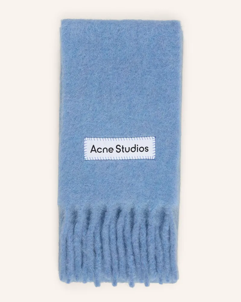 Acne Studios Schal Mit Alpaka blau Hellblau
