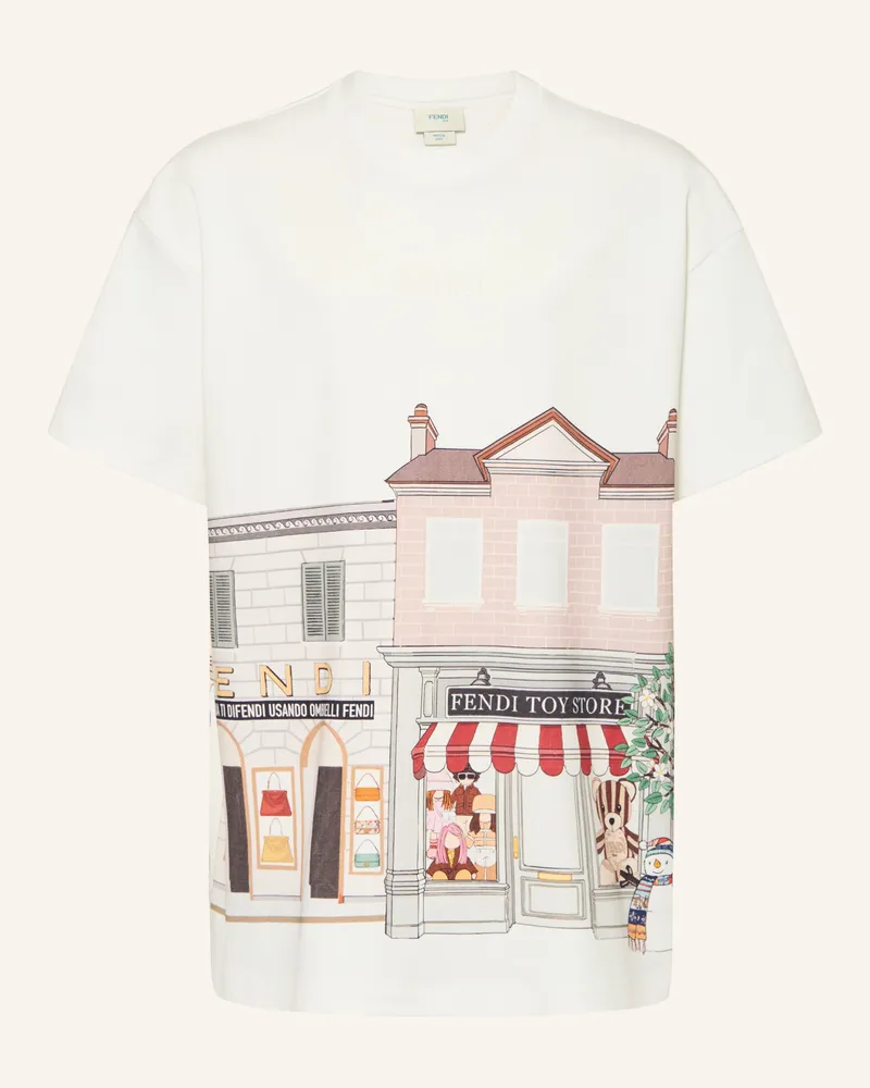 Fendi T-Shirt weiss Weiss