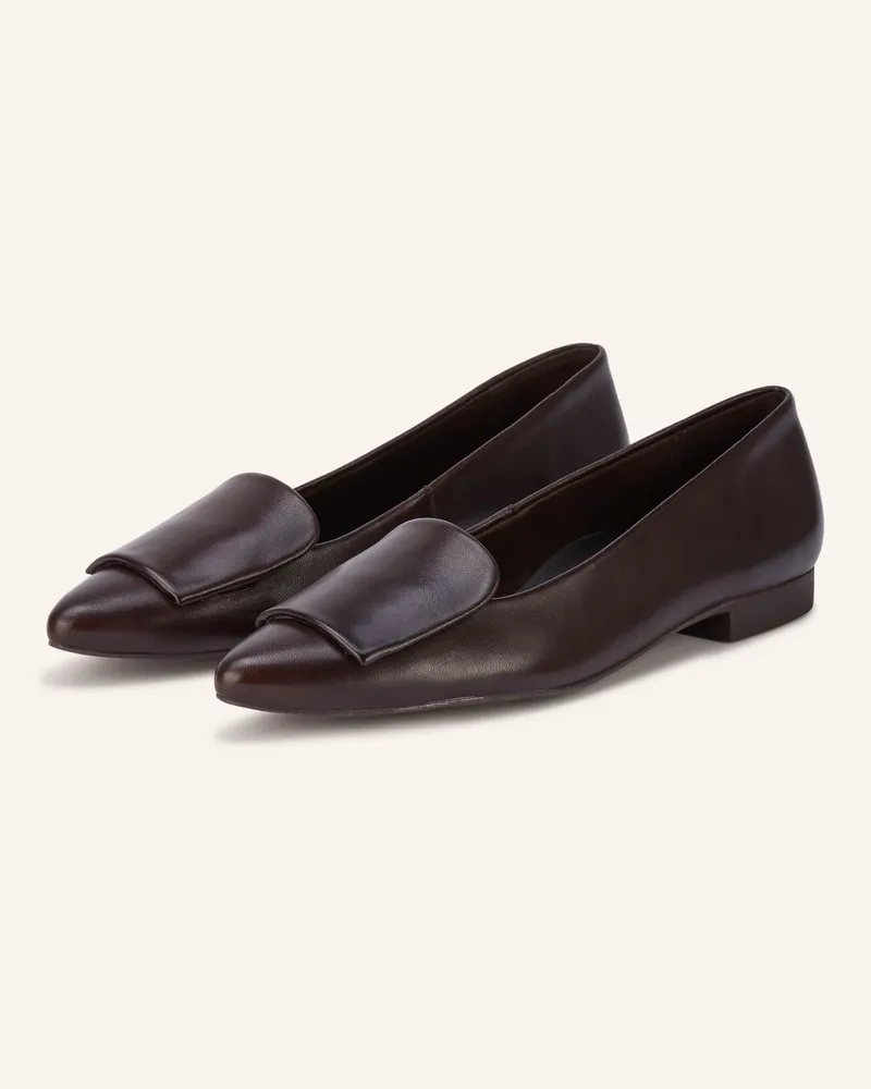 paul green Ballerinas braun Dunkelbraun