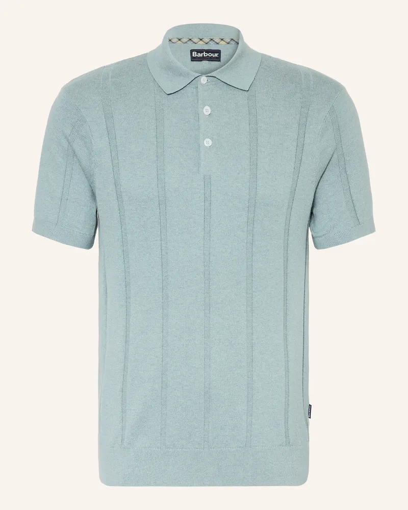 Barbour Strick-Poloshirt WELLBURN Mint
