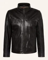 Milestone Lederjacke MSNILO Schwarz