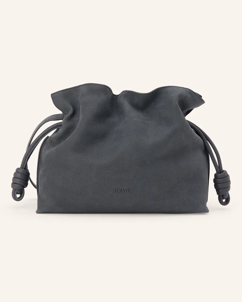 Loewe Clutch Flamenco Medium grau Dunkelgrau