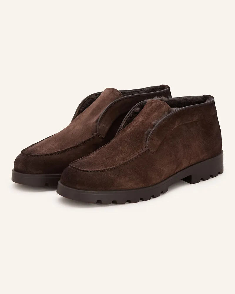 Santoni Boots Dunkelbraun